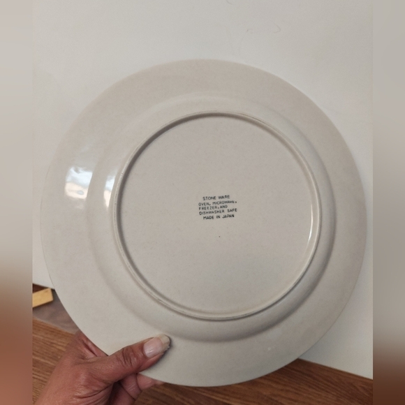 Vintage Geese and Floral 12" Dinner Plate - Picture 2 of 4